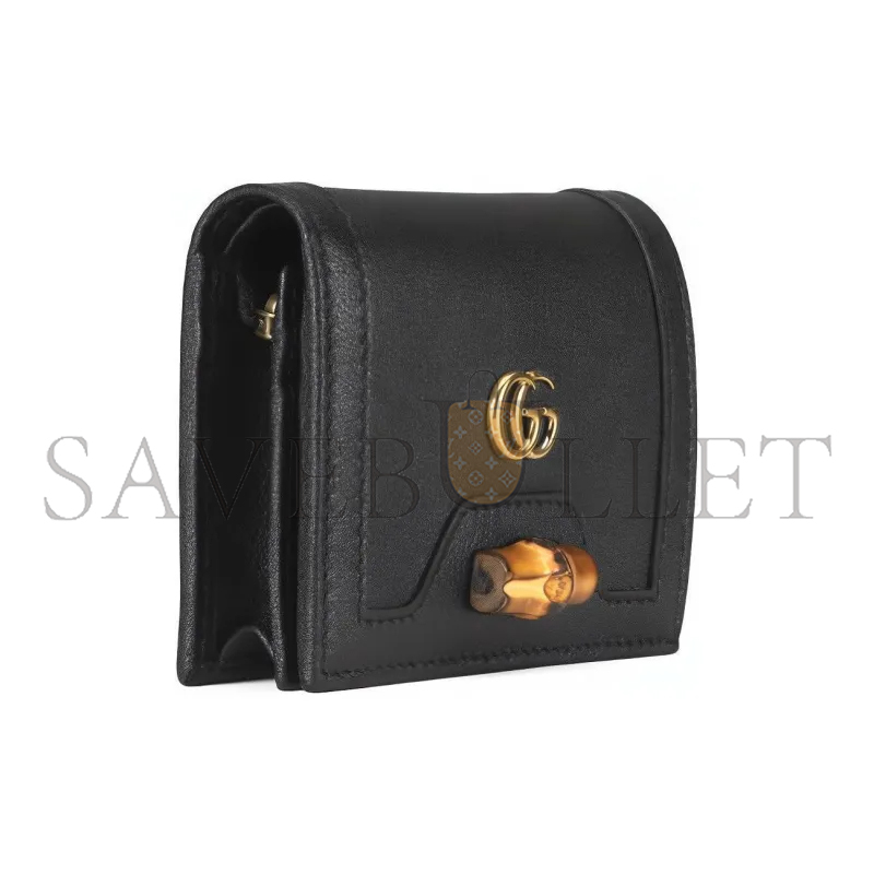 GUCCI DIANA BAMBOO CARD HOLDER 658244 (17.5*11cm)